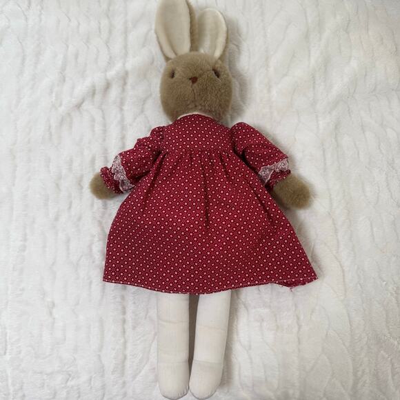 Vintage Anna Club Plush Bunny Rabbit 18 '' The Leather Tag Line - Picture 2 of 16